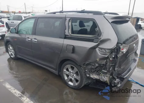 2013 Toyota Sienna Se 8 Passenger из США, поврежденный, VIN 5TDXK3DC7DS360397